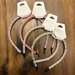 NWT set of 4 beaded headbands